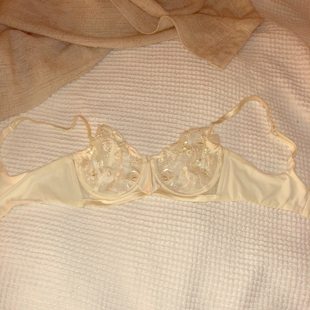 La Perla White Lace Bra 34D